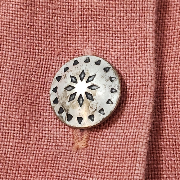 VINTAGE SAGE CREEK BY LIZ ENCE SKIRT W/SOUTHWEST CONCHO BUTTON FRONT SIZE SMALL - Picture 5 of 7